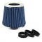 Race sport gaisa filtrs 60mm-76mm ieeja, zils