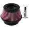 TURBOWORKS gaisa filtrs 60-76mm ieeja, violets