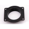 Gaisa filtra adapteris 76mm, melns