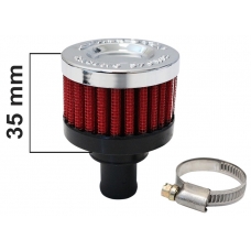 Kartera ventilācijas filtrs, 25mm, sarkans, Simota