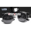 CITROEN, DACIA, FORD, JAGUAR, MAZDA, NISSAN, OPEL, PEUGEOT, PORSCHE, RENAULT, SUZUKI LED DRL lukturi, melni
