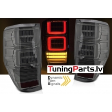 Ford Ranger (11-22) aizmugurējie LED lukturi, dinamiskie pagriezieni, tonēti