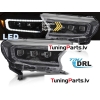 Ford Ranger (16-22) priekšējie lukturi FULL LED DRL SEQ, melni WL