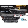 Ford Mustang (14-17) priekšējie FULL LED DRL lukturi, dinamiskie pagriezieni, gaismas sveiciena funkcija