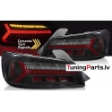 Honda S2000 (00-03) aizmugurējie LED lukturi, melni/tonēti, SEQ