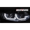 Honda Civic (16-21) priekšējie lukturi LED DRL SEQ, melni