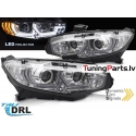HONDA CIVIC X (16-21) FULL LED priekšējie lukturi, SEQ, hromēti