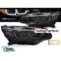 HONDA CIVIC X (16-21) FULL LED priekšējie lukturi, SEQ, melni