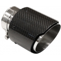 Izpūtēja uzgalis, izeja 114mm, ieeja 76mm, karbons/glancēts