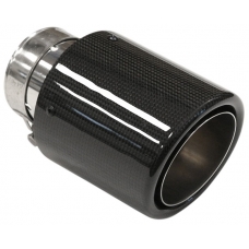 Izpūtēja uzgalis, izeja 101mm, ieeja 76mm, karbons/glancēts
