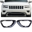 Jeep Grand Cherokee WK2 (14-17) miglas lukturu rāmīši, melni/glancēti