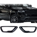 Jeep Grand Cherokee WK2 (18-20) miglas lukturu rāmīši, melni/glancēti