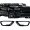 Jeep Grand Cherokee WK2 (18-20) miglas lukturu rāmīši, melni/glancēti