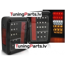 CHRYSLER JEEP WRANGLER JK (07-18) LED aizmugurējie lukturi, melni