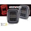 Jeep Wrangler YJ (91-96), TJ (96-06) LED aizmugurējie lukturi, dinamiskie pagriezieni, balti