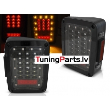 CHRYSLER JEEP WRANGLER JK (07-18) LED aizmugurējie lukturi, melni