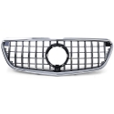 Mercedes-benz Vito W447 (14-19) priekšējā reste GT Style melna/hromēta