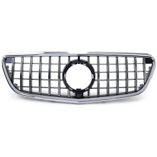 Mercedes-benz Vito W447 (14-19) priekšējā reste GT Style melna/hromēta
