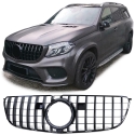 Mercedes GLS X166 (15-19) priekšējā reste melna/glancēta