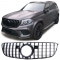 Mercedes GLS X166 (15-19) priekšējā reste melna/glancēta