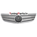 Mercedes-benz C-Class W204 (07-14) priekšējā reste sudraba/hromēta CL Style