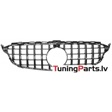 Mercedes-benz C-Class W205 (14-21) priekšējā reste melna GT Style 