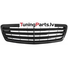 Mercedes-benz E-class W211 (02-06) priekšējā reste melna/glancēta