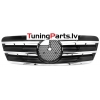 Mercedes-benz CLK-class W208 (97-03) priekšējā reste CL style melna/hromēta