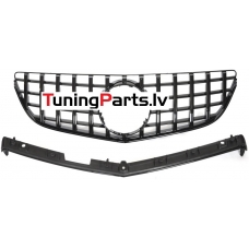 Mercedes-benz E-class C207, A207 (13-17) priekšējā reste GT Style melna/glancēta