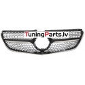 Mercedes-benz V-class W447 (14-19) priekšējā reste Diamond Style melna/hromēta