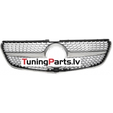 Mercedes-benz V-class W447 (14-19) priekšējā reste Diamond Style melna/sudraba
