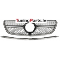 Mercedes-benz Vito W447 (14-19) priekšējā reste Diamond Style melna/hromēta
