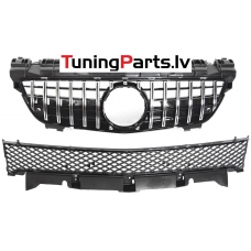 Mercedes-benz SLK-class R172 (11-15) priekšējā reste GT Style melna/hromēta