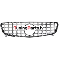 Mercedes-benz A-class W176 (15-18) priekšējā reste GT Style melna/hromēta