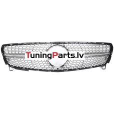 Mercedes-benz A-class W176 (15-18) priekšējā reste Diamond Style sudraba/hromēta