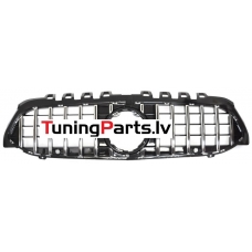 Mercedes-benz A-class W177 (18-22) priekšējā reste GT Style melna/hromēta