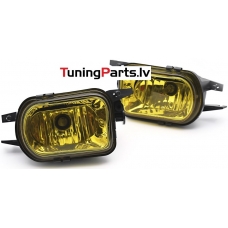 Mercedes-Benz W203 C-klase (00-04), CLK W209 (03-05), SLK R171 (07-11), CL C215 (02-06) miglas lukturi, dzelteni