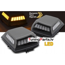 Mercedes G Klase W464 (18-...) Dinamiskie Led pagriezienu rādītāji, melni
