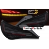 Mercedes CLA-class C117 (13-16) aizmugurējie LED lukturi, WL, SEQ, melni/tonēti