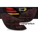 MERCEDES C-CLASS W205 (14-21) limousine aizmugurējie LED lukturi, SEQ, WL, sarkani/melni