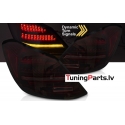 MERCEDES C-CLASS W205 (14-21) limousine aizmugurējie LED lukturi, SEQ, WL, sarkani/tonēti