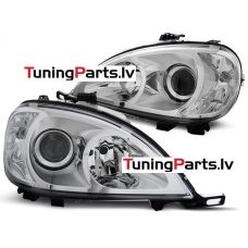 Mercedes-benz W163 M-klase (98-01) priekšējie lukturi, hromēti