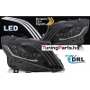 Mercedes Vito W447 (14-23) priekšējie FULL LED lukturi, melni, SEQ