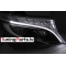 Mercedes V-class, Vito W447 (14-23) priekšējie FULL LED DRL lukturi, dinamiskie pagriezieni, gaismas sveiciena funkcija, melni Mercedes V-class, Vito W447 (14-23) priekšējie FULL LED DRL lukturi, dinamiskie pagriezieni, gaismas sveiciena funkcija, melni