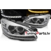 Mercedes-Benz W221 S-klase (05-09) priekšējie LED lukturi, hromēti, xenona