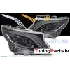 Mercedes V-class, Vito W447 (14-23) priekšējie FULL LED DRL lukturi, dinamiskie pagriezieni, gaismas sveiciena funkcija, melni
