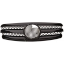 Mercedes-benz E-class W211 (06-09) priekšējā reste melna/glancēta