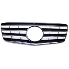 Mercedes-benz E-class W211 (06-09) priekšējā reste CL Style melna/hromēta Mercedes-benz E-class W211 (06-09) priekšējā reste CL Style melna/hromēta