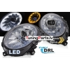 Mini Cooper (04-21) F54/F55/F56 FULL LED priekšējie lukturi, hromēti, dinamiskie pagriezieni, gaismas sveiciena funkcija