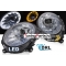 Mini Cooper (04-21) F54/F55/F56 FULL LED priekšējie lukturi, hromēti, dinamiskie pagriezieni, gaismas sveiciena funkcija